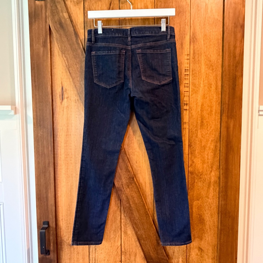 Loft Skinny Jeans Womens 26/2 Made with Love Dark Indigo Blue Denim Slim Pants - Picture 3 of 7